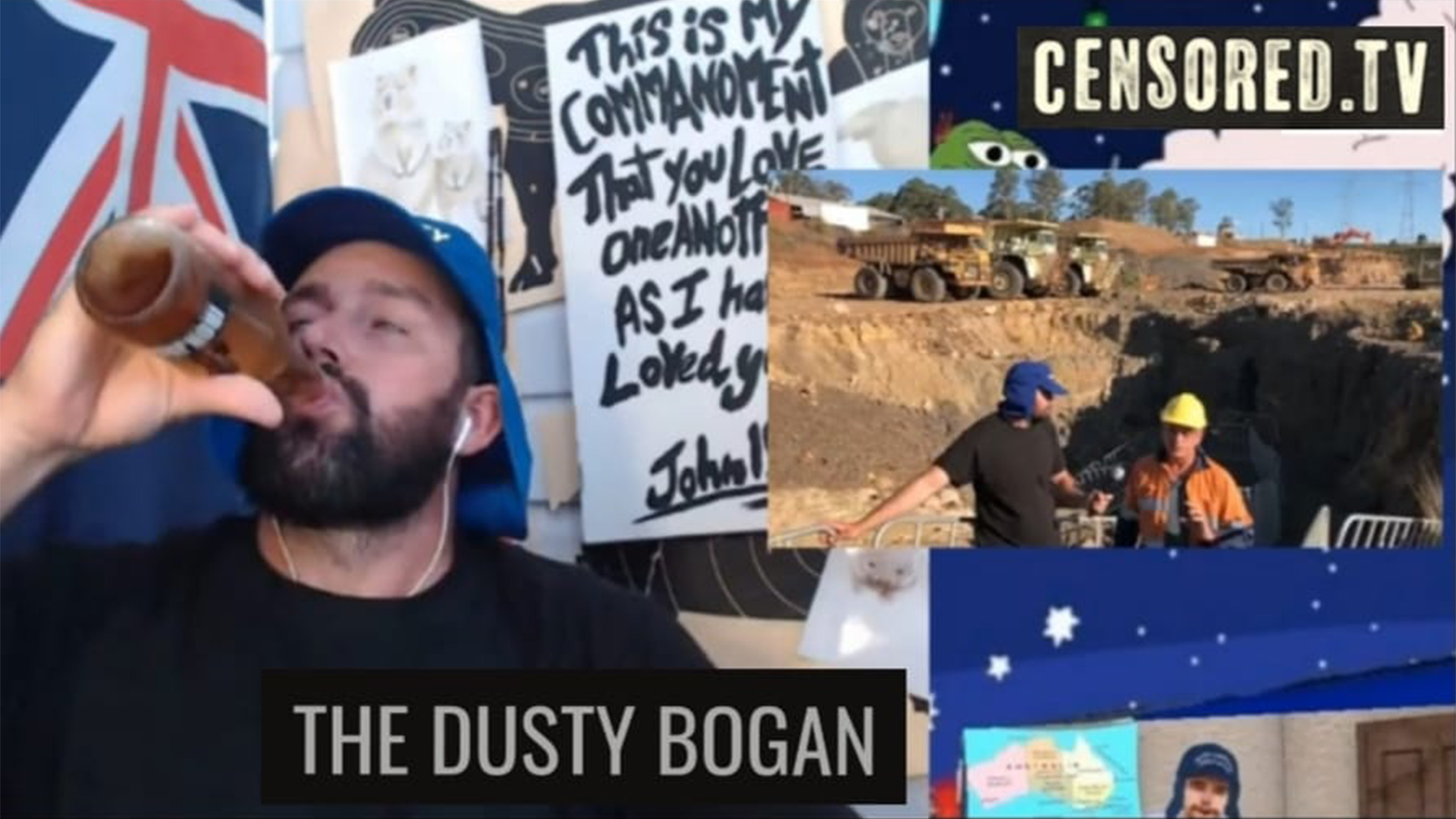THE DUSTY BOGAN - Ep20: Dusty goes deep into a coal mine